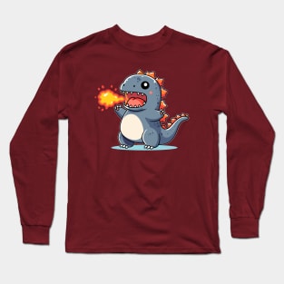 Cute Godzilla Long Sleeve T-Shirt